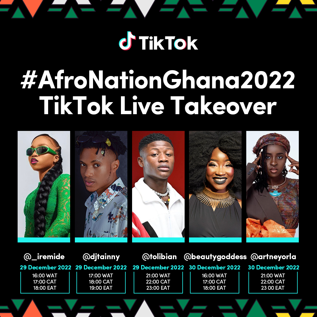 Join TikTok at Afro Nation in Ghana The World's Largest Afrobeats