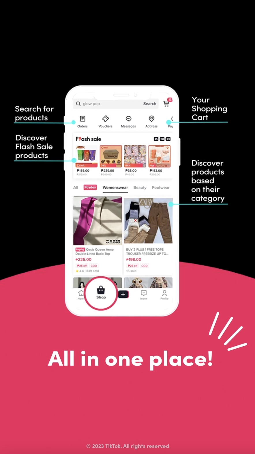 TikTok Shop adds one-touch 'Shopping Center' tab - Back End News