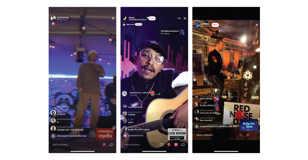 TikTok Live ได้รับความนิยมสูงสุดในทุกวงการทั่วโลก InDigitalNews