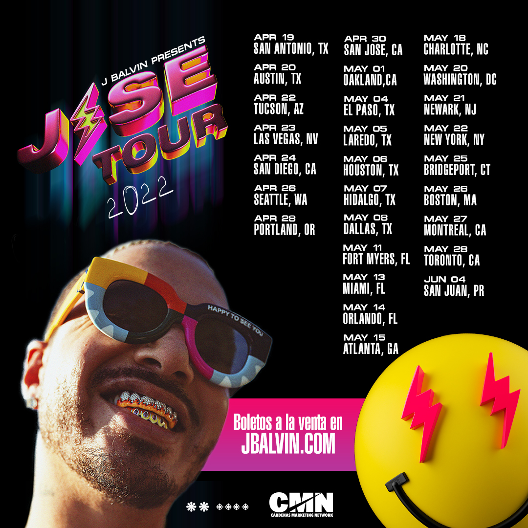 j balvin jose tour