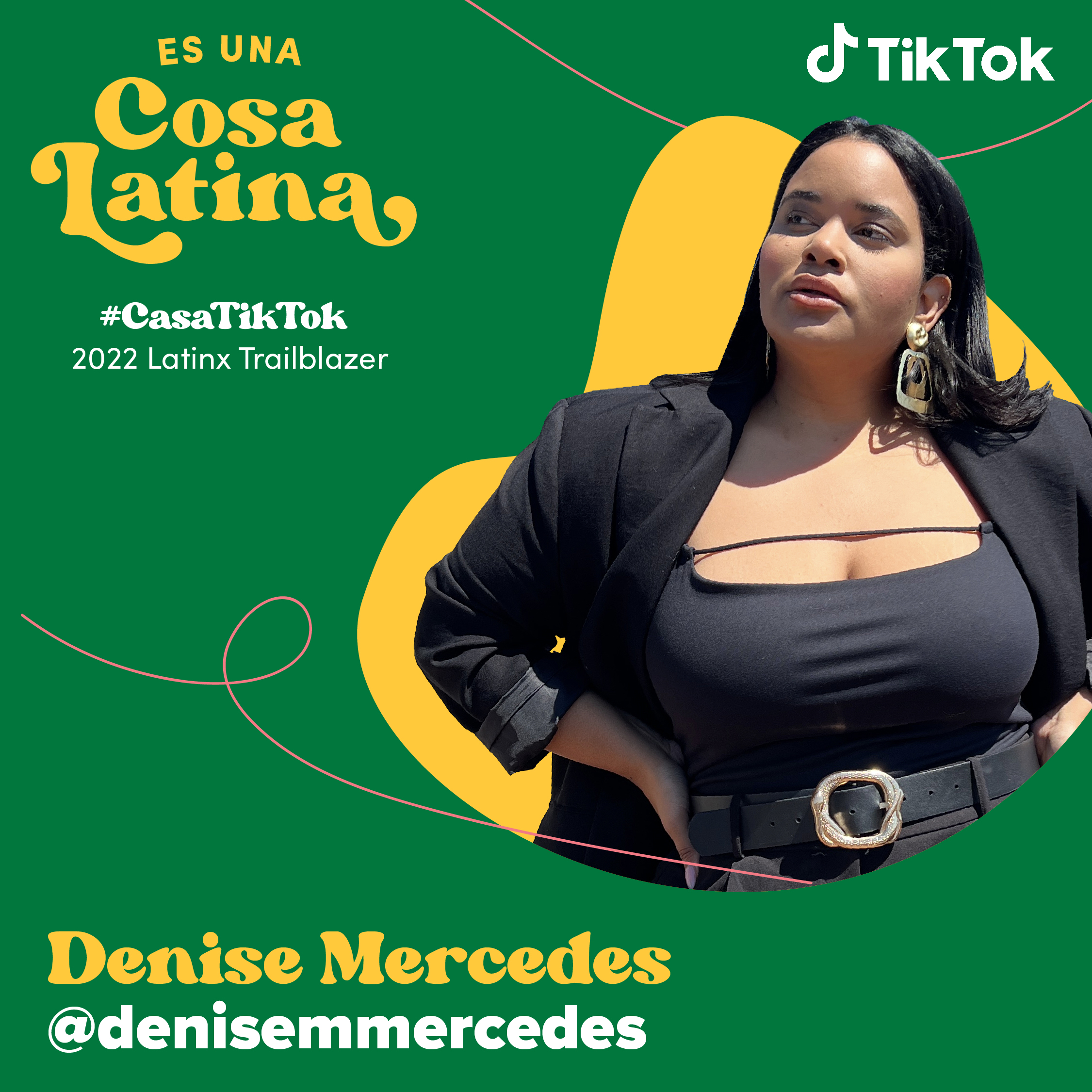 Plus-size Latina Denise Mercedes uses fashion for body positivity