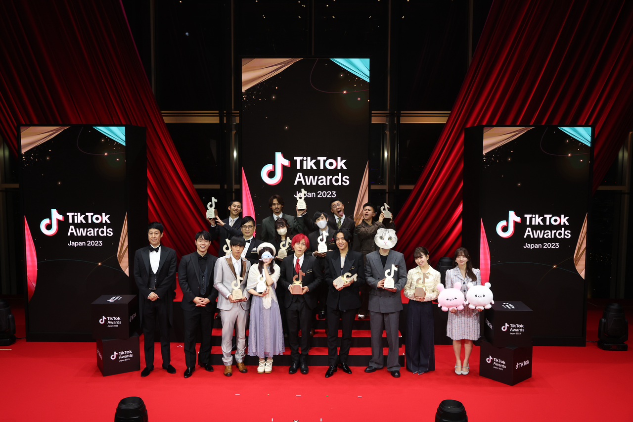 2023年、TikTokで活躍したクリエイターを表彰する「TikTok Creator Awards Japan 2023」受賞者が決定