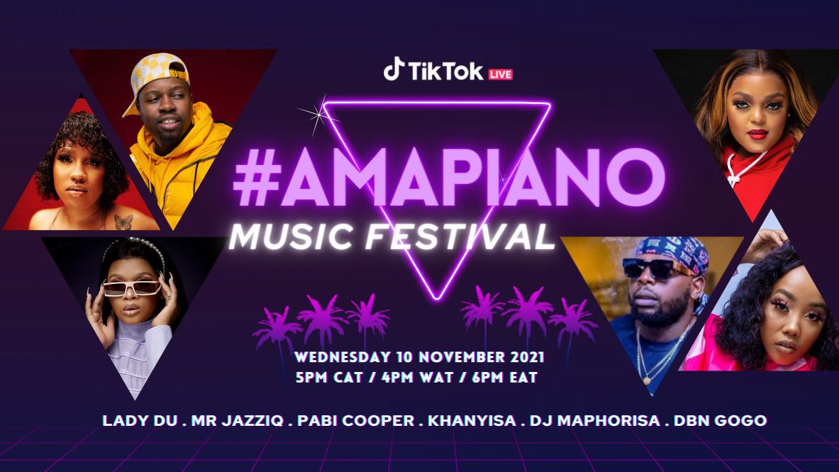 Join TikTok's first LIVE Amapiano Music Festival with DJ Maphorisa