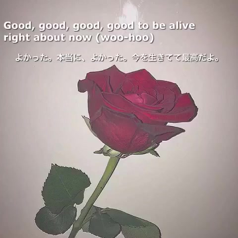 すべてのカタログ おしゃれな Good To Be Alive 和訳