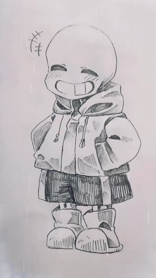 元のかわいい Undertale Sans イラスト ただのディズニー画像