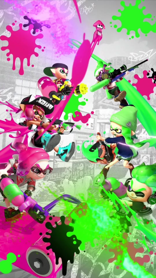 ロイヤリティフリースプラトゥーン２ 壁紙 美しい花の画像